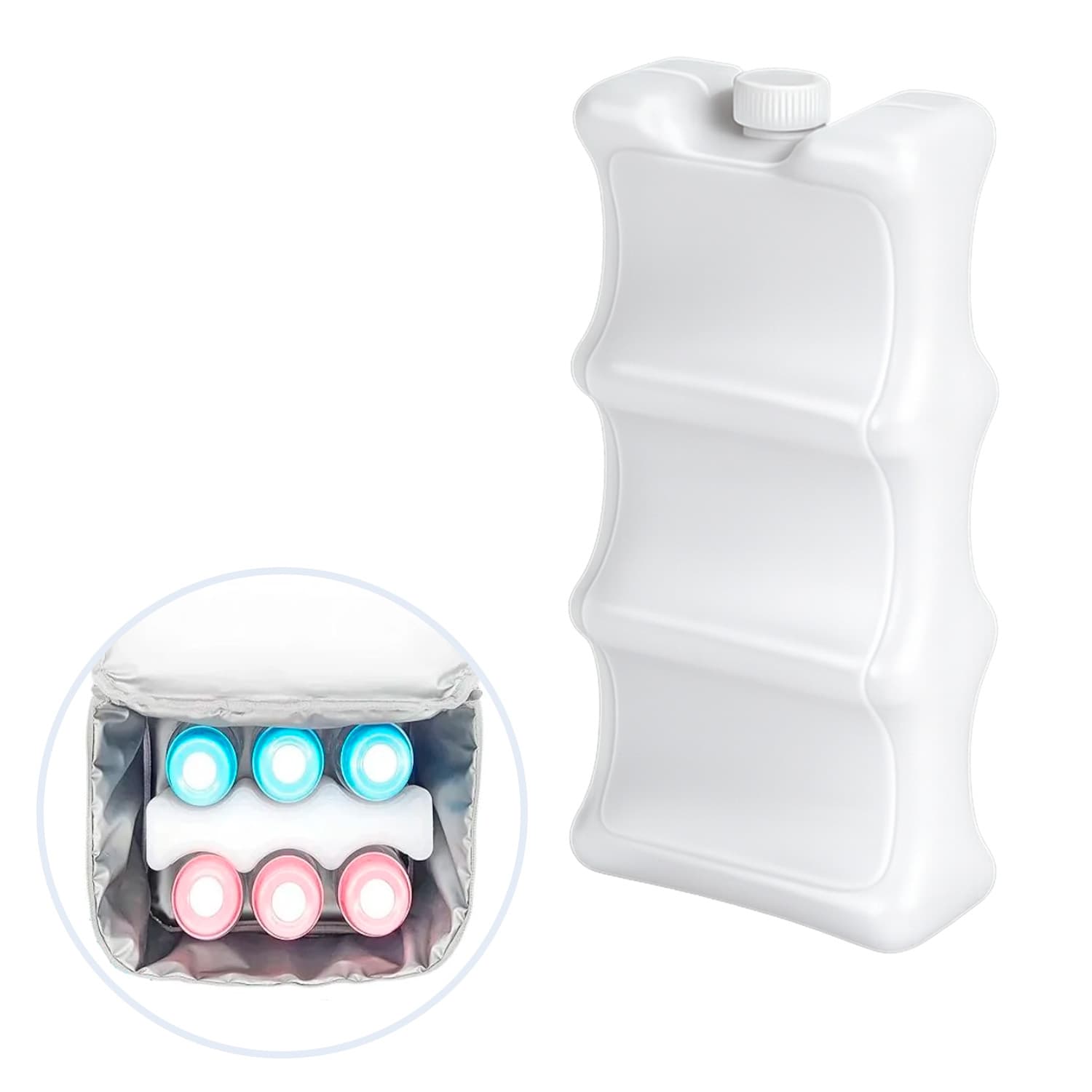 1 Bloque para Hielo Reutilizables para Leche Materna