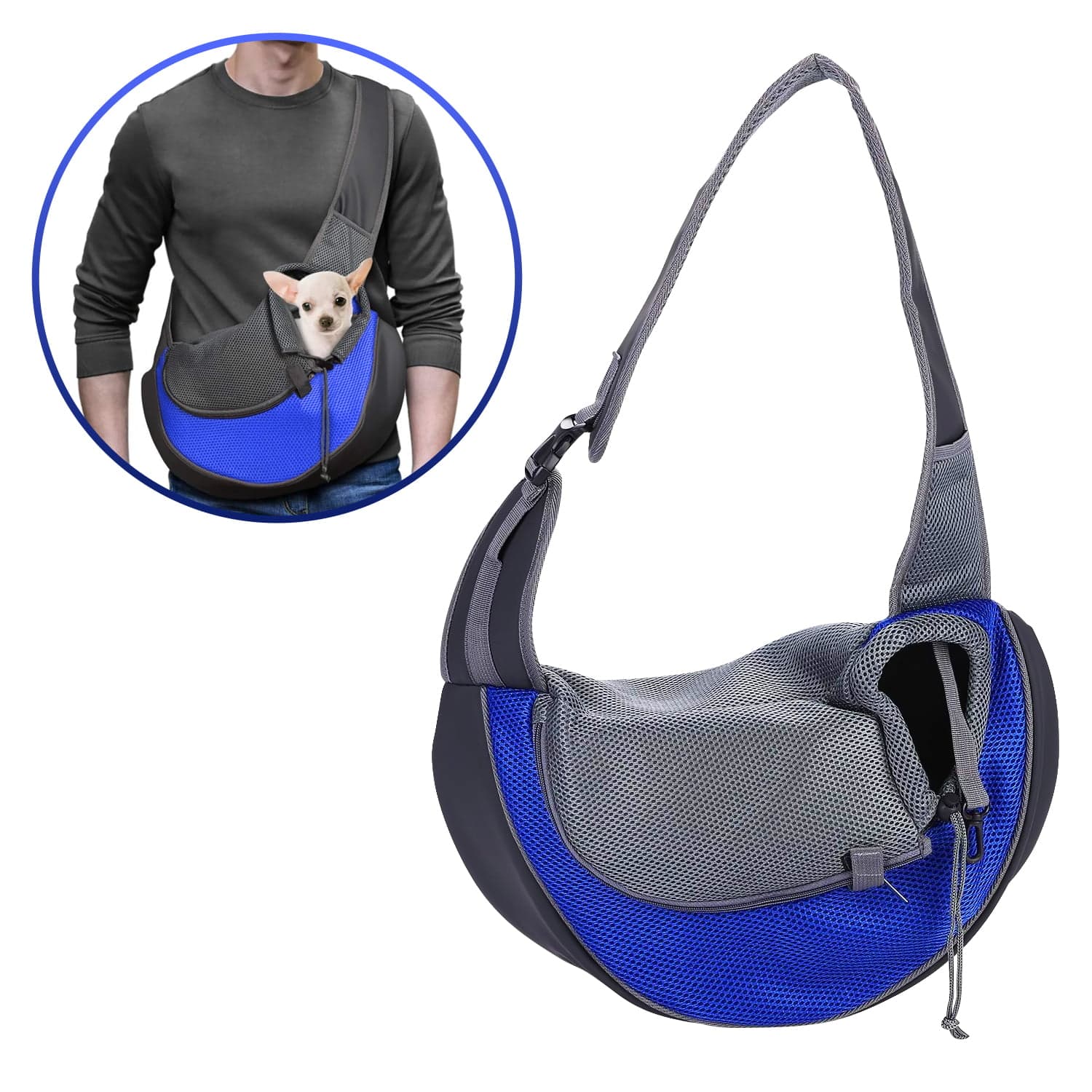 Bolso para Mascotas Azul