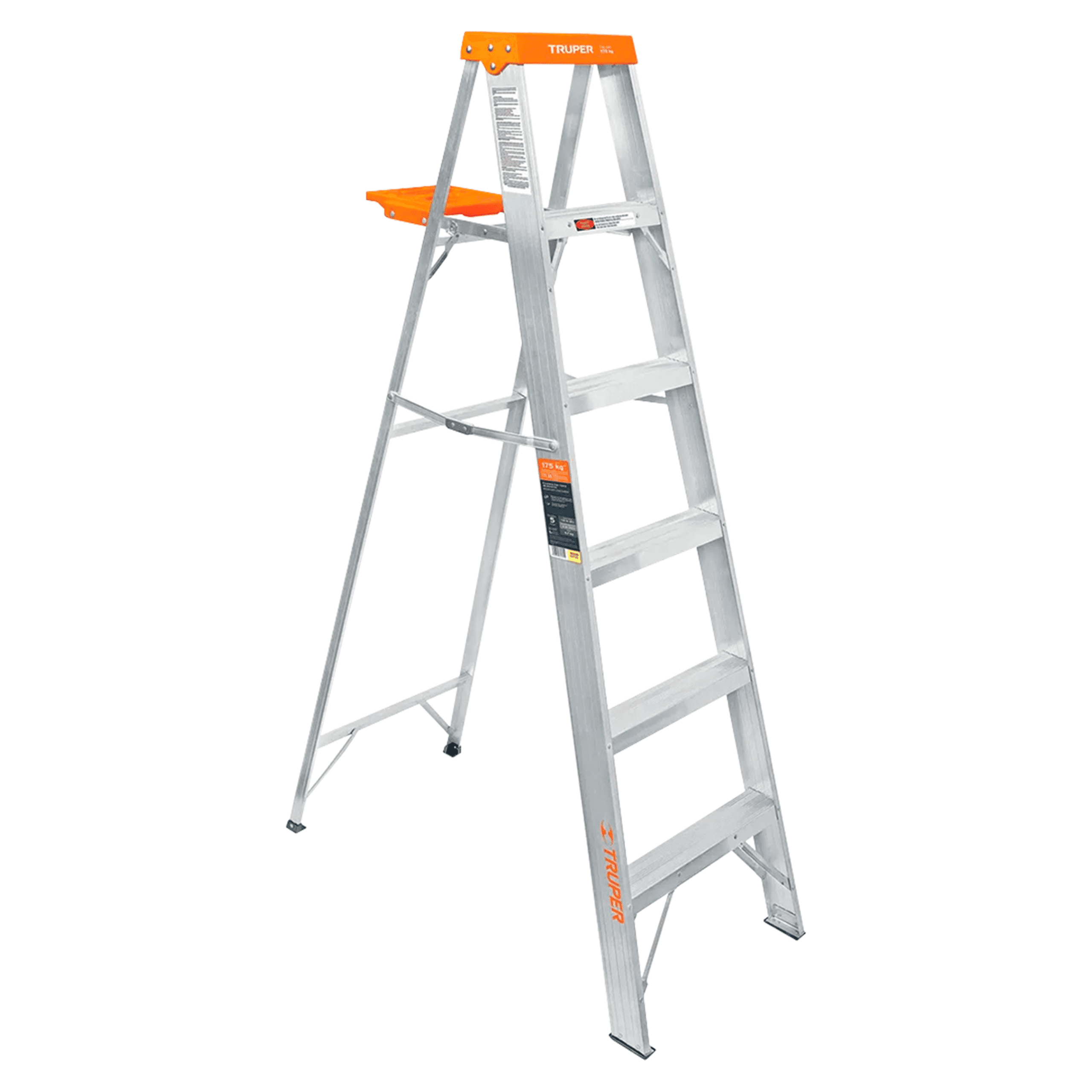 Escalera Truper 5 Pasos – Tijera Aluminio Con Plataforma