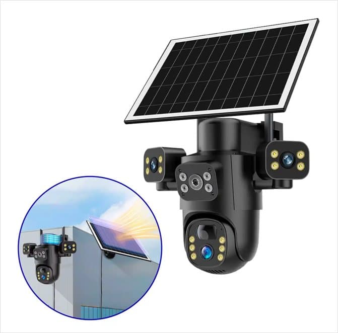 Camara 4G Chip Pulpo 3 Lentes