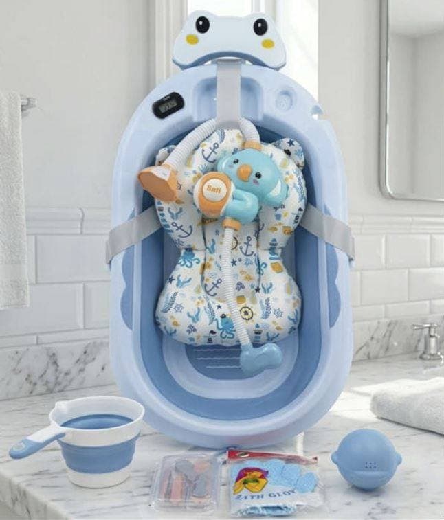 Combo bañera plegable bebé