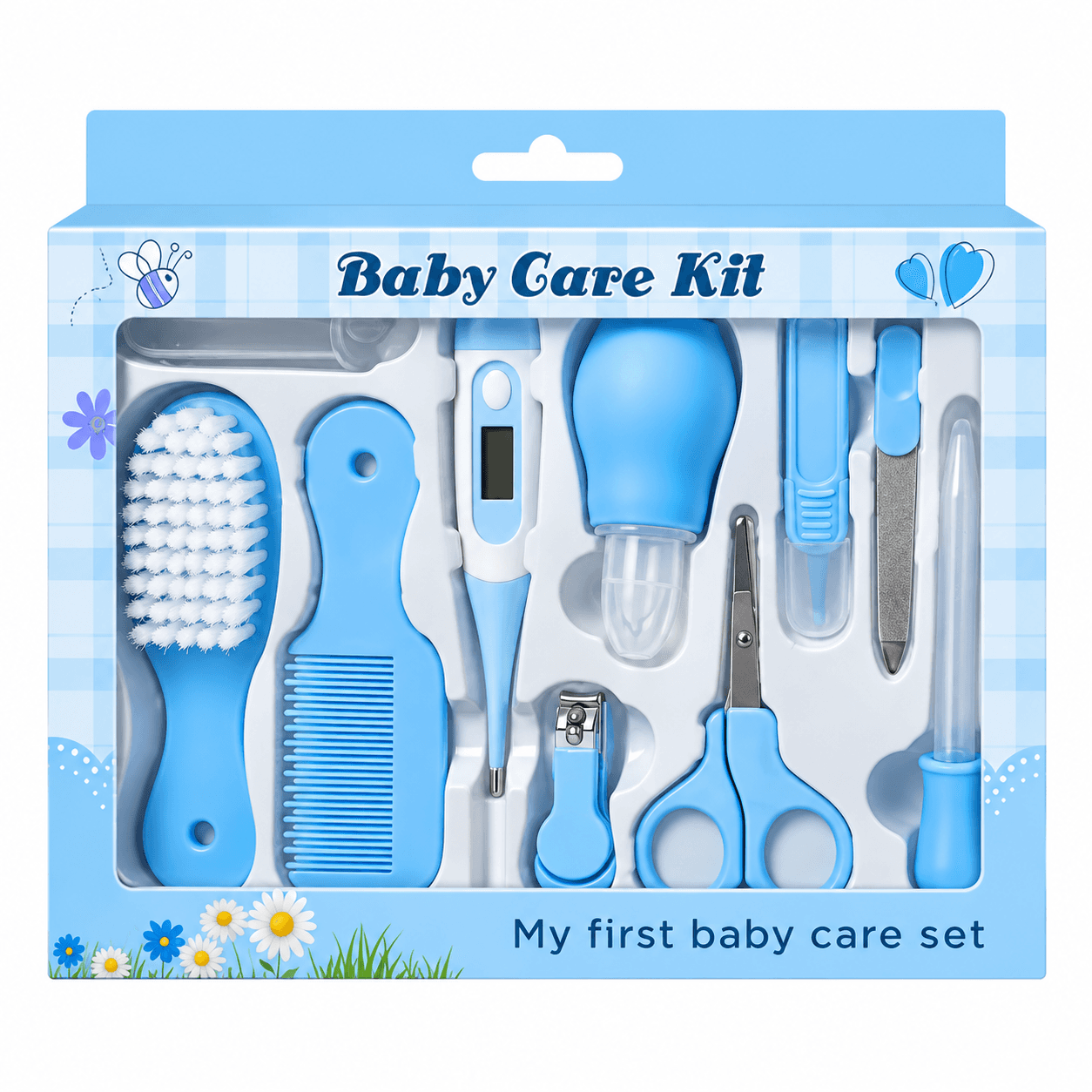 Set Higiene 10 Piezas Cuidado Manicure Bebe Multifuncional