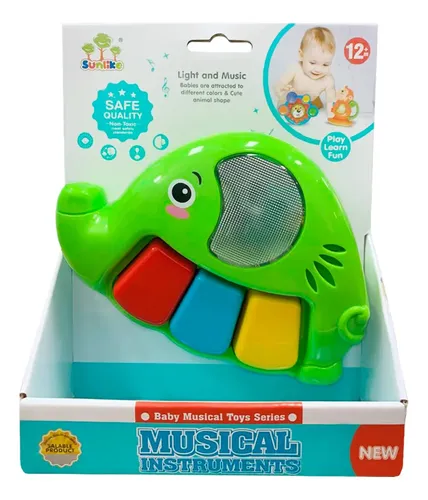 Juguete Musical Bebes Instrumentos En Forma De Elefante