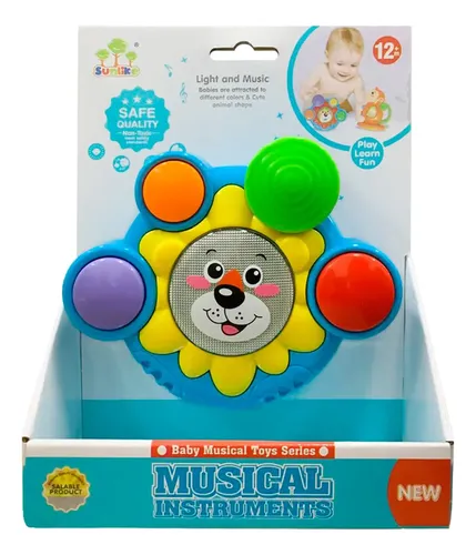 Juguete Musical Bebes Instrumentos En Forma De Leon