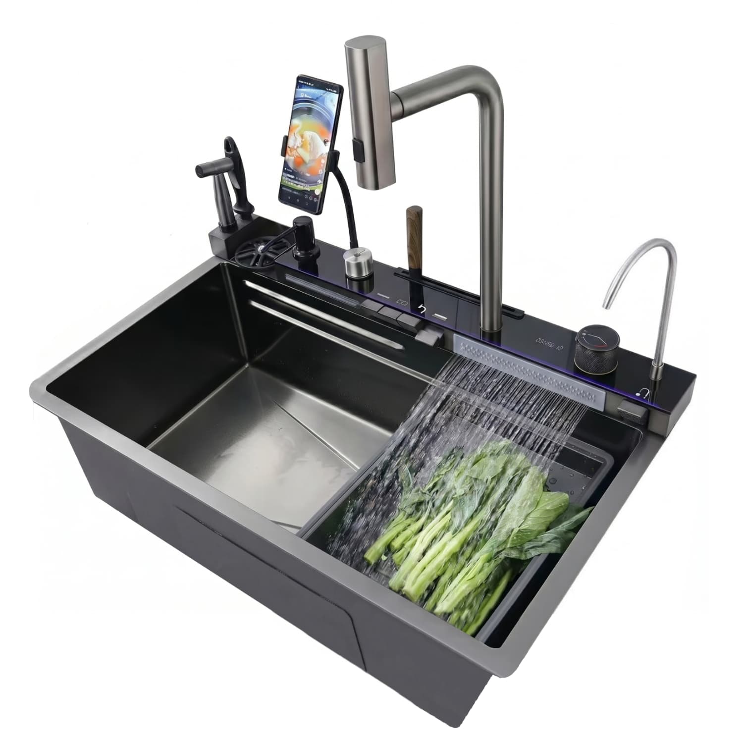 Lavadero Multifuncional De Cocina Acero Inoxidable Pro