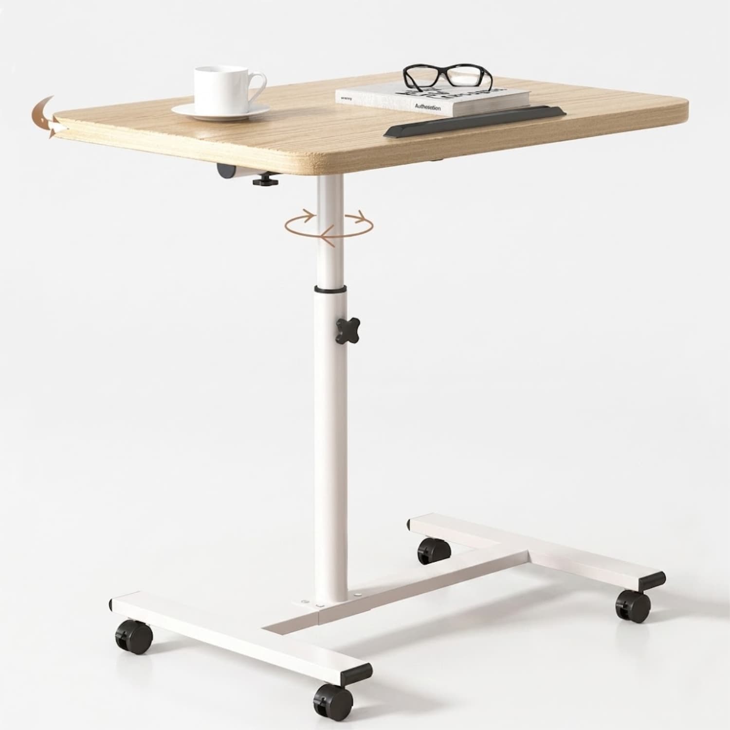 Mesa Para Laptop Altura Ajustable Con Ruedas – Tablero 15mm