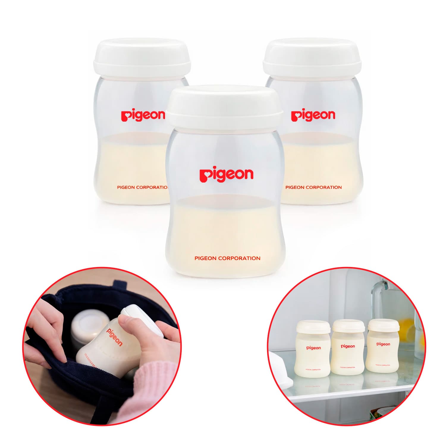 Taza de Almacenamiento Pigeon 160ml Convertible en Biberón