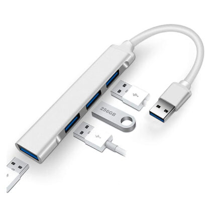 Adaptador Hub Tipo USB 3.0 4 Puertos PC Laptop Android
