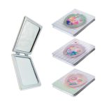 Mini Espejos Portatil Doble Cara Kawaii Carteras Bolsos Rectangular