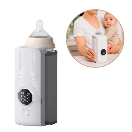 Calentador de Biberon Portátil Recargable con Pantalla Digital